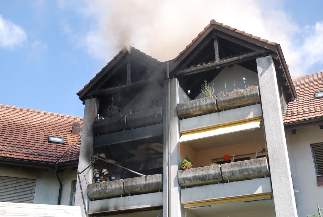 Brand in der Solothurner Weststadt