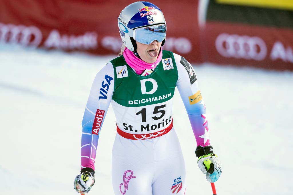Lindsey Vonn wird, trotz mässiger Abfahrt, auch den Slalom am Nachmittag fahren.
