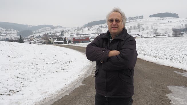 Kämpft mit seinen Leuten gegen die Deponie im Gebiet «Buech»: Max Sterchi, Präsident des Vereins «Erhalt Buech».Archiv/Thomas Wehrli