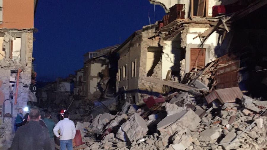 Schweres Erdbeben in Italien