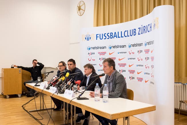Die neue sportliche Führung des FC Zürich (v.r.): Thomas Bickel, Ancillo Canepa und Uli Forte.