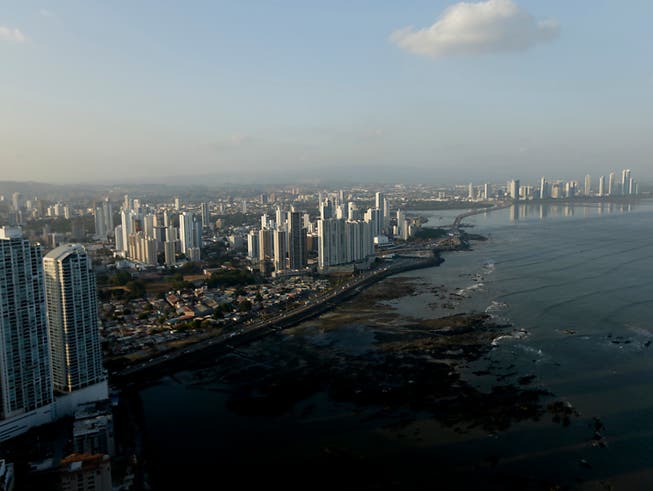 Skyline von Panama City, wo einer der grössten Steuerskandale der Geschichte aufflog.
