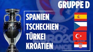 In Gruppe D treffen Spanien, Tschechien, die Türkei und Kroatien aufeinander.