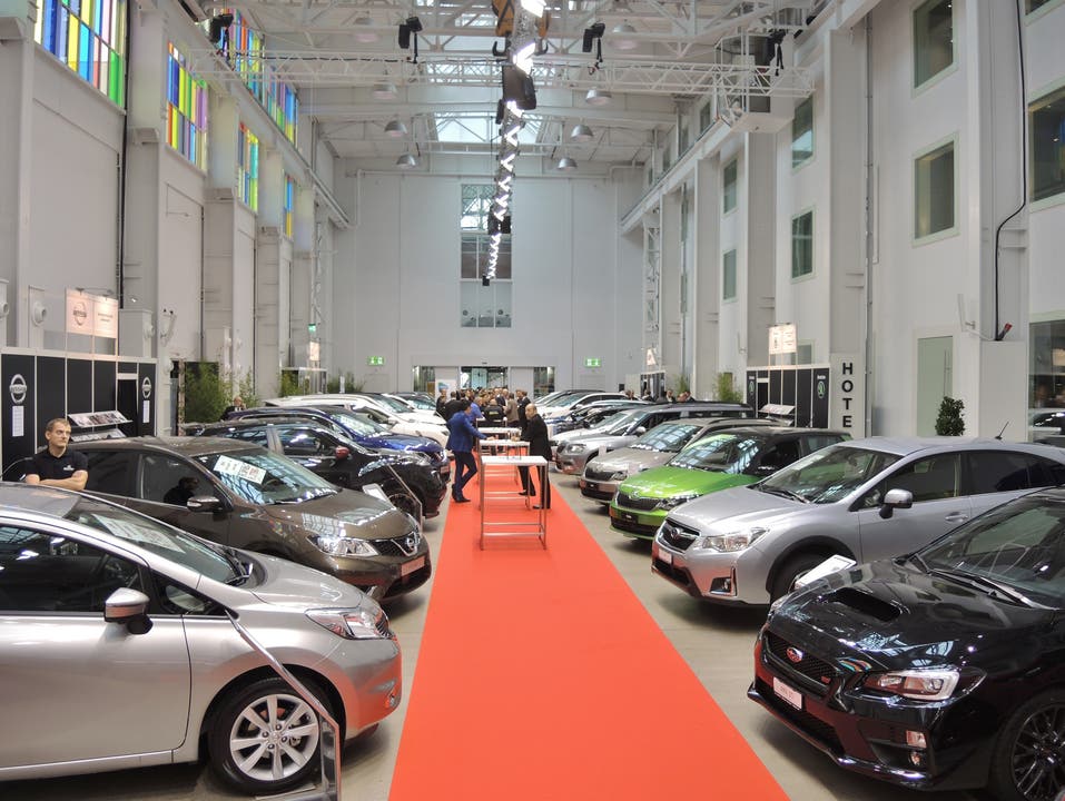 Die Auto-Ausstellung des AGVS Aargau im Trafo in Baden ist eröffnet. Sie dauert noch bis 16. Oktober. (5)