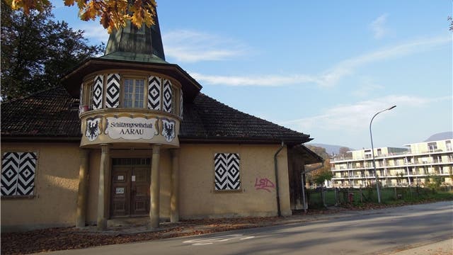 Die Sanierung des Schützenhaus in der Aarenau Scheibenschachen ist nur eines der drei Grossprojekte, über welche die Aarauer Ortsbürger abstimmten. (Archivbild)