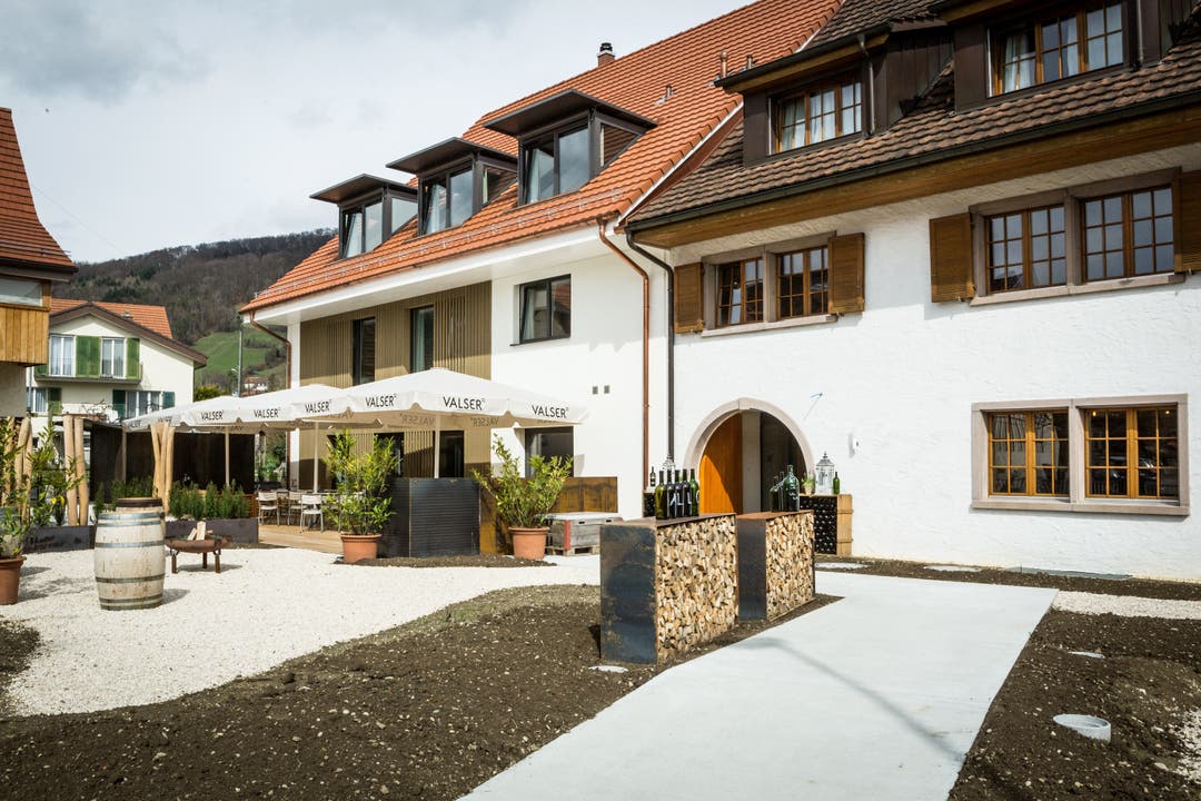 Einblick in das neue Weinhaus am Bach