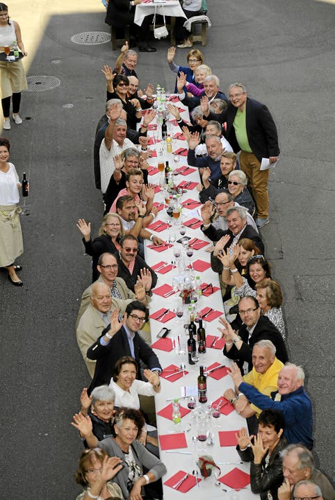 Der «Lange Tisch» beschliesst die Genusswoche in Liestal.