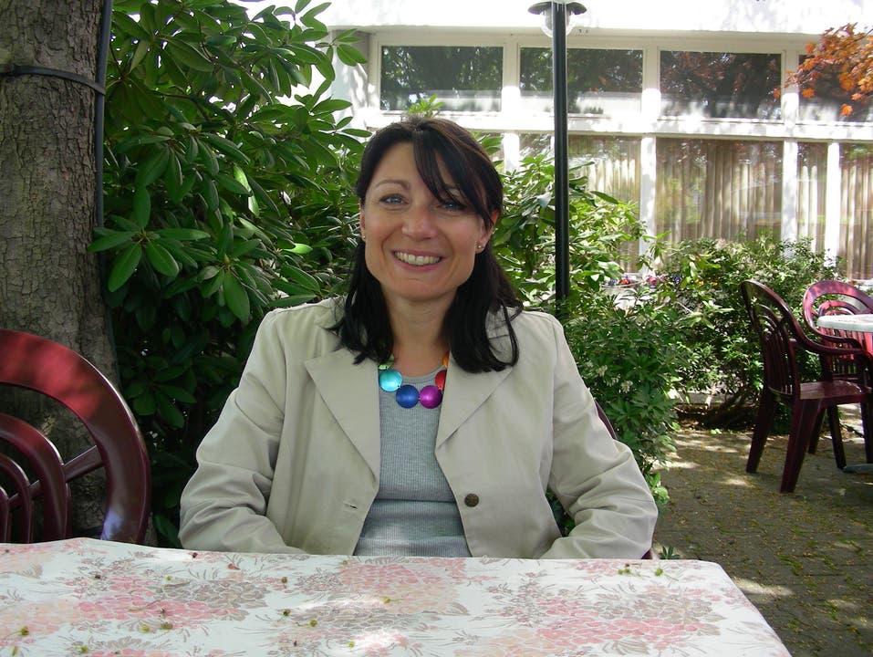 Yvonne Feri im Mai 2006. Damals war sie 4 Monate im Amt als Gemeinderätin in Wettingen.