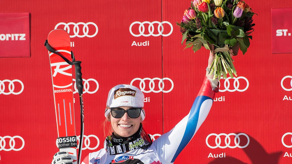 24. Januar - 2015 Es vergehen einige Jahre, bis Lara Gut in St. Moritz einen nächsten Höhepunkt erlebt. Mit 23 Jahren, 8 Monaten und 28 Tagen gehört sie im Weltcup längst zu den Besten – obwohl sie noch immer zu den Jüngeren gehört. In St. Moritz beweist sie ihr Können und gewinnt die Abfahrt.