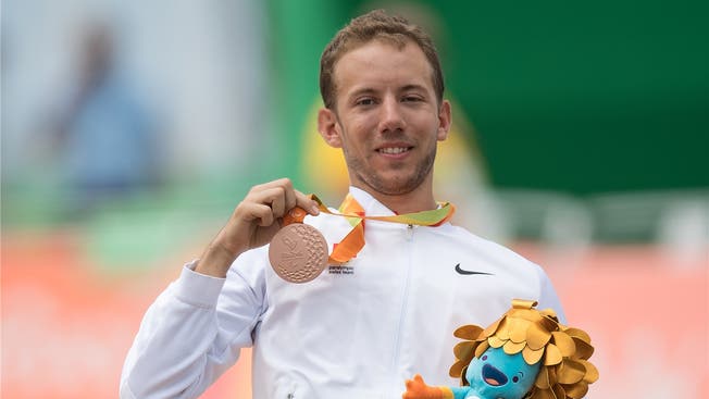 Tobias Fankhauser bei den Paralympics in Rio.