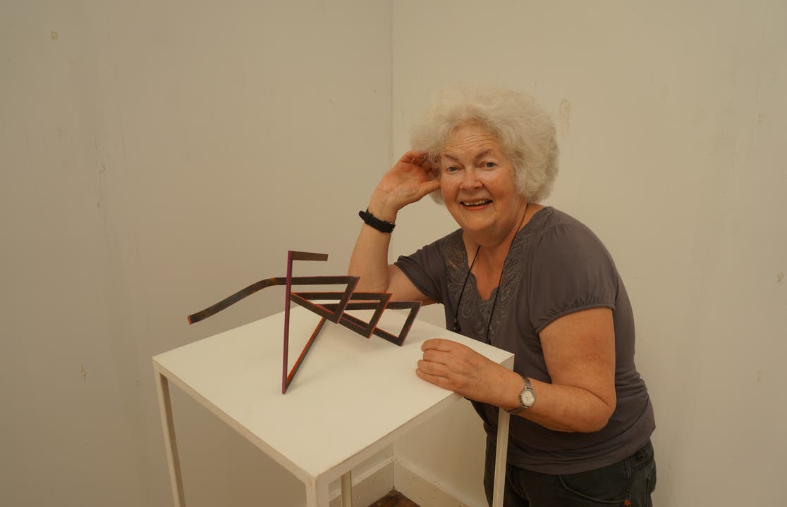 Gillian White in der Kunstkammer Schlieren. (September 2016)