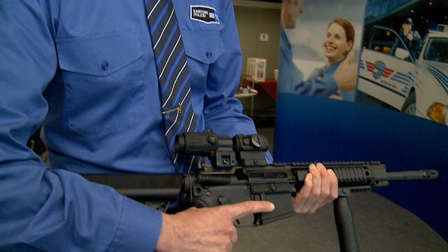 Im Januar präsentierte die Aargauer Kantonspolizei das neue Sturmgewehr. (Archiv)