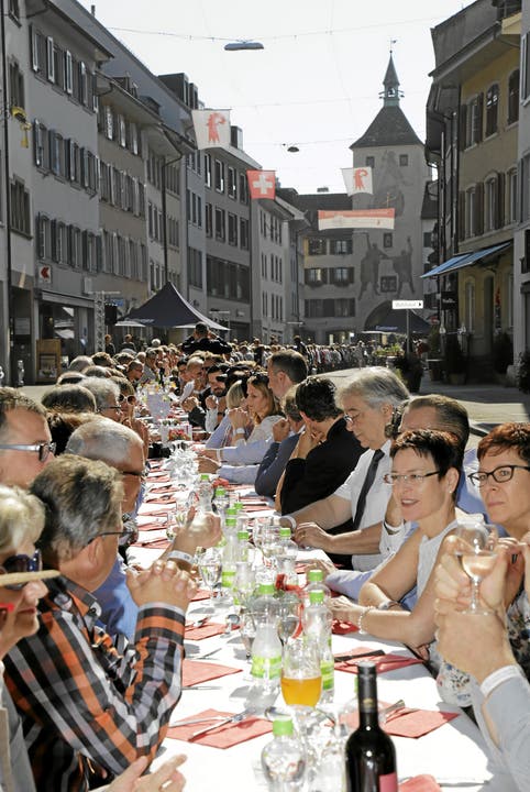 Der «Lange Tisch» beschliesst die Genusswoche in Liestal.