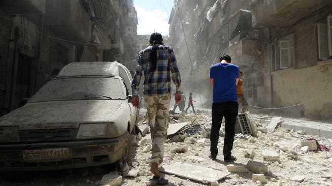 Syrienkonflikt Luftschlag Aleppo
