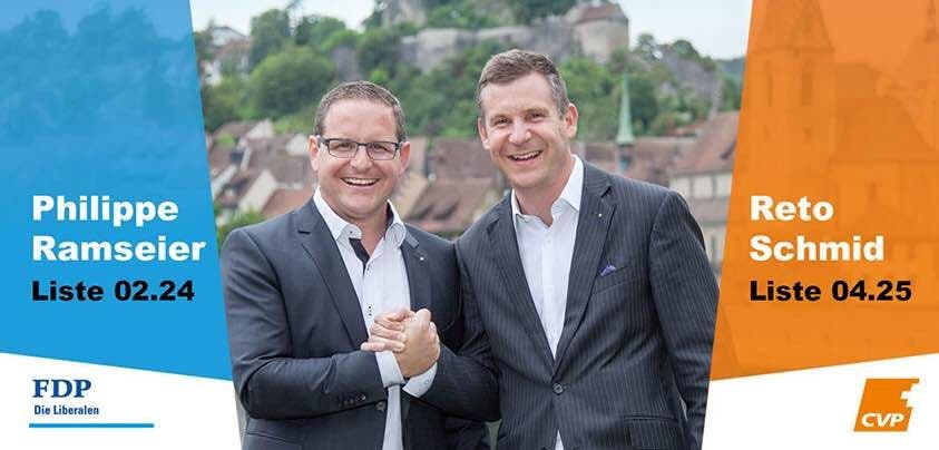 Grossratswahlen 2016: Philippe Ramseier und Reto Schmid