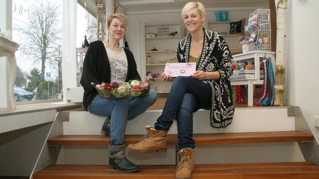 Christine Rohrer und Andrea Stoller (v.l.) sind stolz auf ihren Laden.