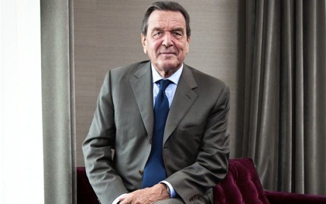 «Die Schweizer werden schon richtig entscheiden»: Gerhard Schröder in Bern, wo er am Swiss Energy und Climate Summit auftrat. Foto: Marco Zanoni