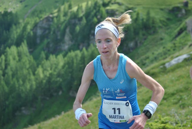 Martina Strähl in Gstaad auf dem Weg zum 100. Sieg in ihrer Karriere.