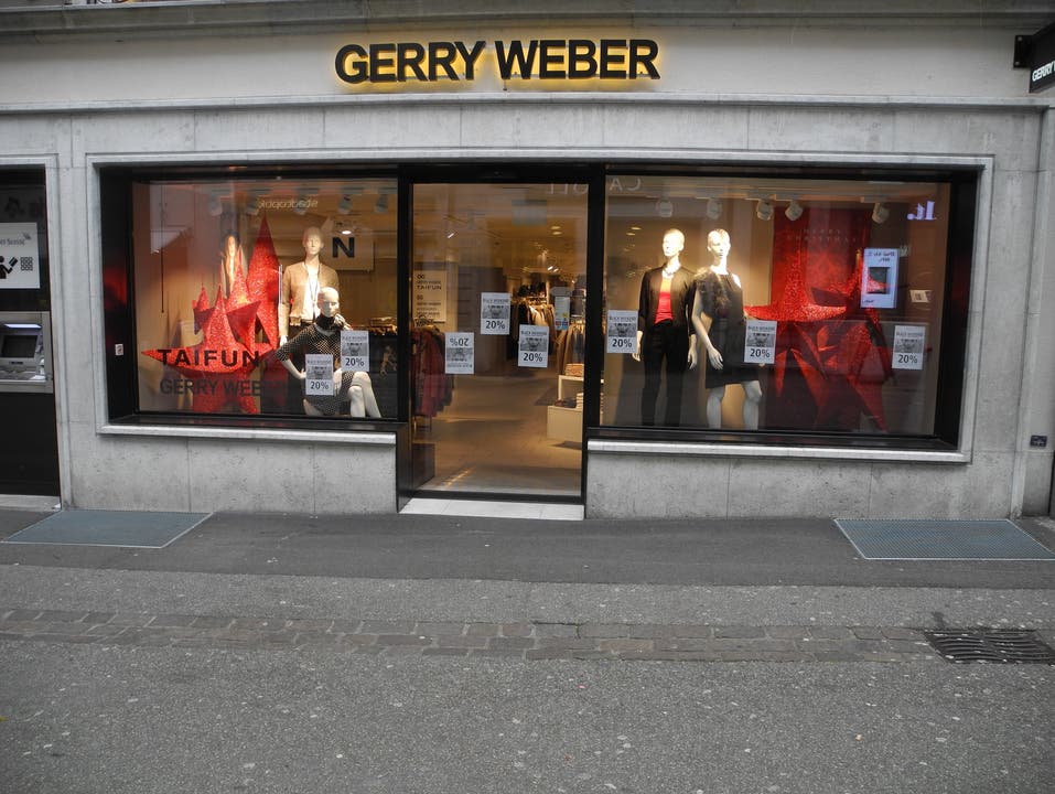 Gerry Weber wirbt ebenfalls mit 20 %