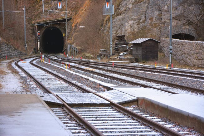 Der Weissensteintunnel, hier vom Bahnhof Gänsbrunnen aus, wird ab 2020 saniert.