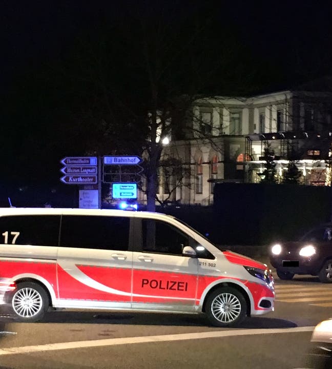Ein Drohanruf führte zu einem grossen Polizeieinsatz sowie zur Evakuierung des Grand Casino Baden.