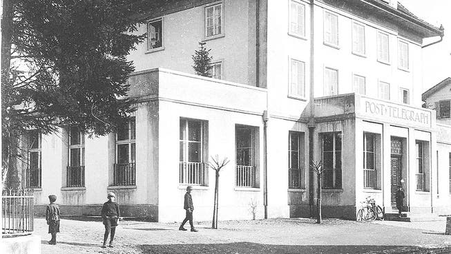 Die ehemalige Wohler Hauptpost in einer Aufnahme von 1914. Später war hier die Post 2, welche vor einem Jahr geschlossen wurde. (PTT-Archiv)