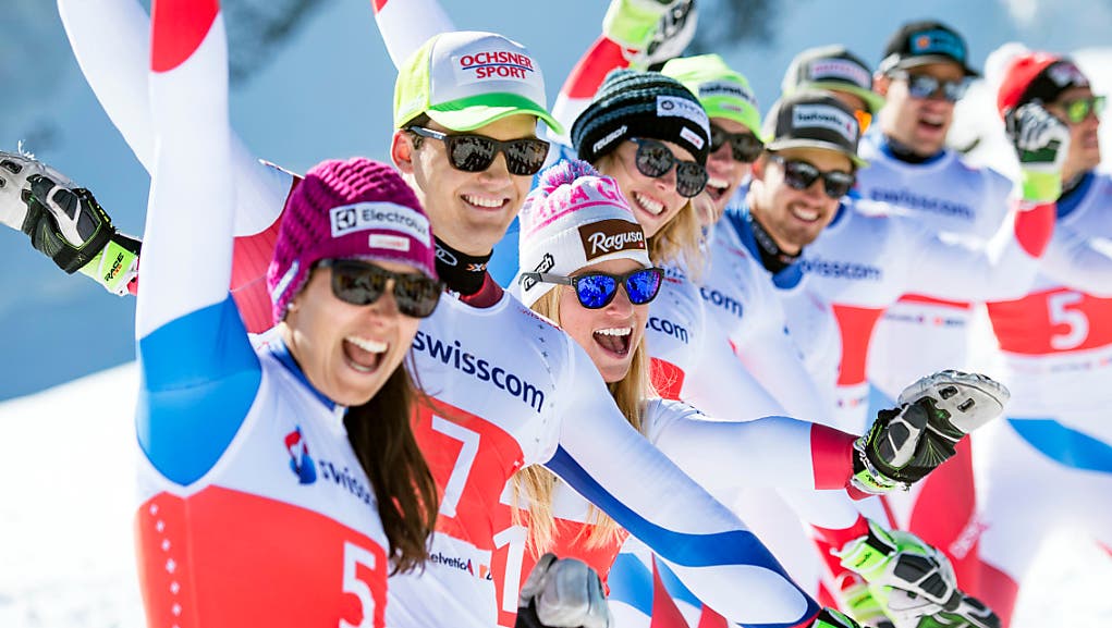 Das Team von Swiss Ski dominiert die Teamevents im Weltcup.