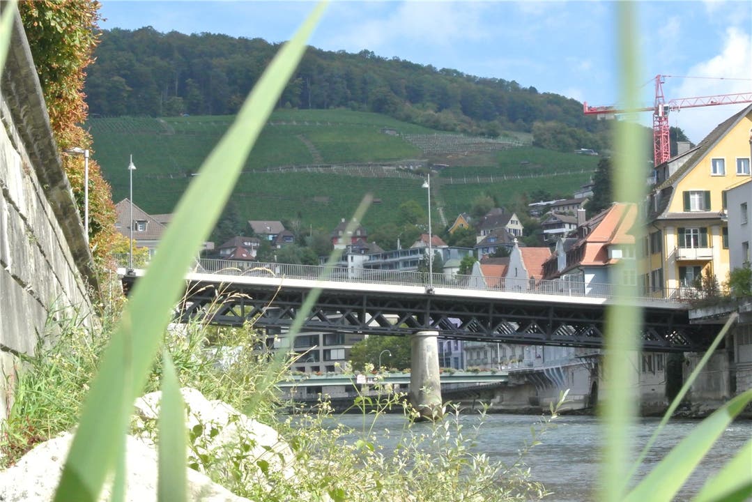 Seit 2006 ist die Schiefe Brücke zwischen Baden und Ennetbaden für den motorisierten Individualverkehr gesperrt. az archiv
