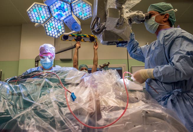 Eine Operationssituation im Kantonsspital Aarau. Jetzt zuletzt wurde das KSA selber als Patient gehandelt. Erfolgt jetzt die Trendwende?