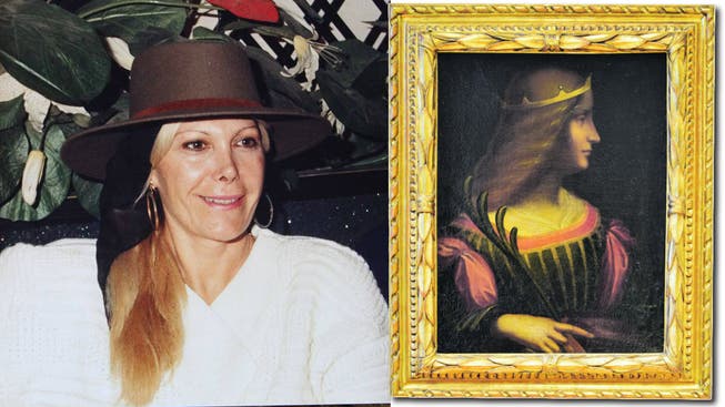 «Das Bild befindet sich im Familienbesitz», sagt Emidia Cecchini Ex-Jetsetterin. Das Gemälde «Ritratto di Isabella d’Este» stammt womöglich von Leonardo da Vinci.