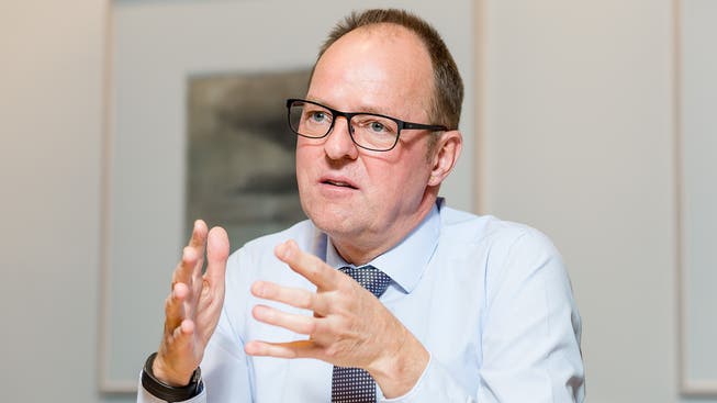 Thomas Sommerhalder ist als UBS-Regionaldirektor für Aargau und Solothurn zuständig.
