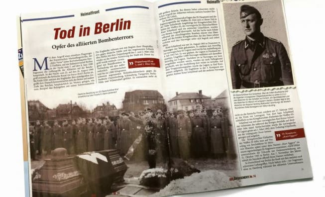 Im Heft «Zeitgeschichte» ist der SS-Soldat vor allem Held und Opfer.