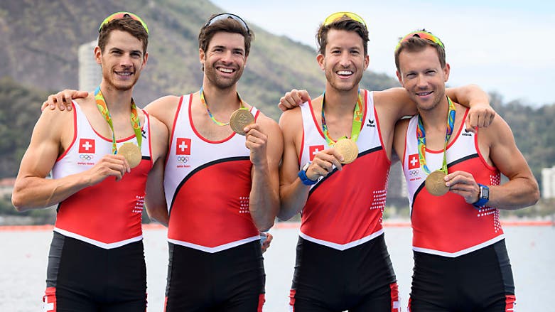 Lucas Tramèr, Mario Gyr, Simon Schürch und Simon Niepmann holen damit die dritte Medaille für die Schweiz. Für den Schweizerischen Ruderverband ist es jedoch bereits die siebte Goldene die sie von den Olympischen Spielen mit nach Hause nehmen kann.