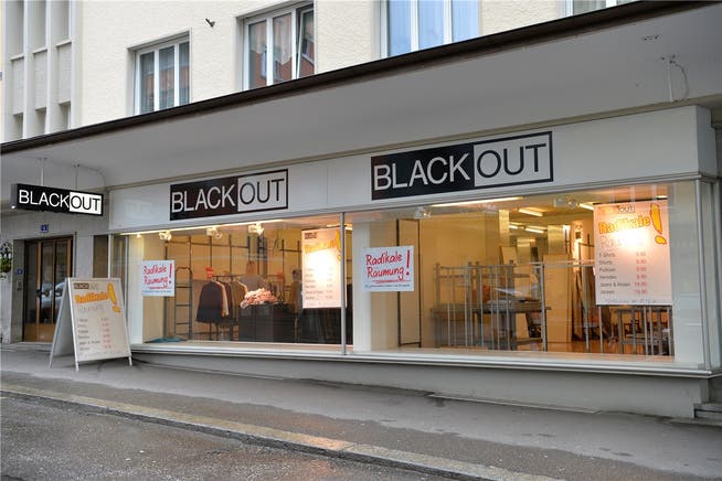 Die Blackout-Filiale in Grenchen wurde geschlossen. (Archiv)