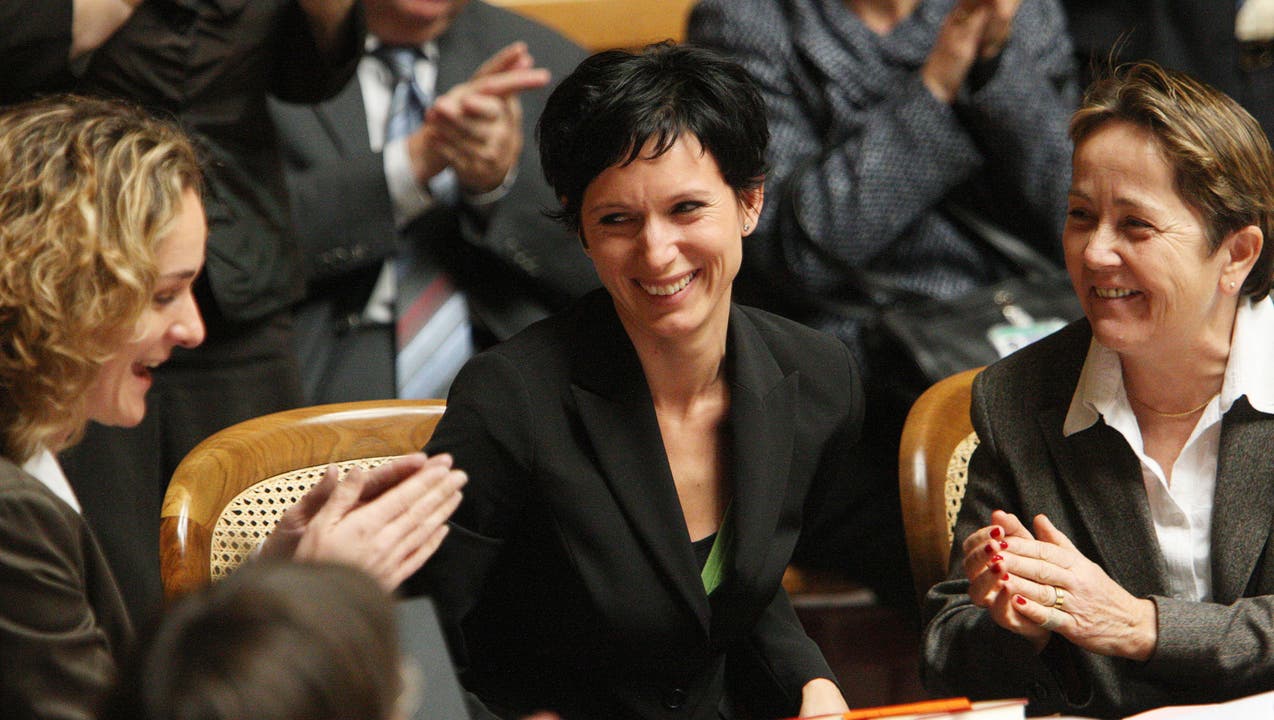  ...wechselte sie als jüngste Nationalrätin ins nationale Parlament nach Bern.