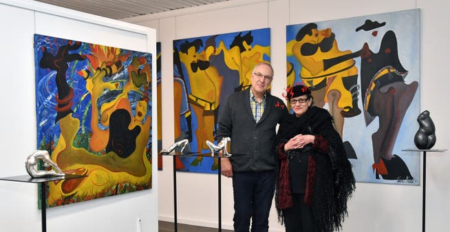 Ruth Kissling und Thomas Welti stellen bei art-mathieu aus.