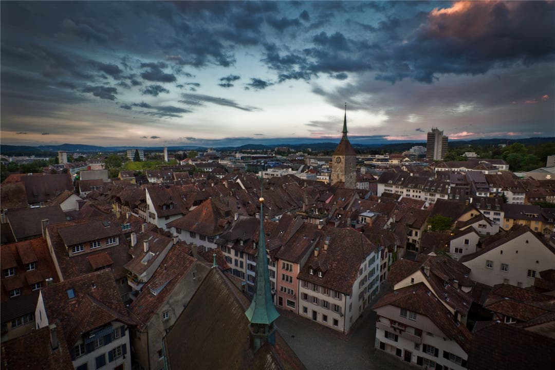 Hochhäuser ragen nur vereinzelt aus Aarau – und vor allem am Stadtrand.