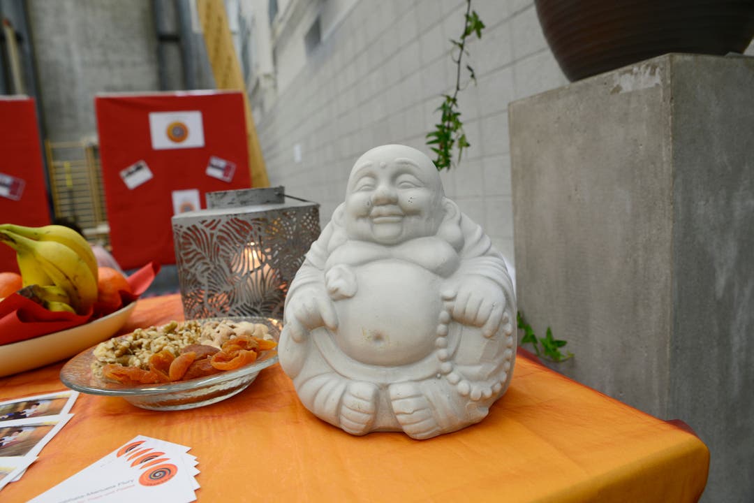 Auch der kleine Buddha sah ganz zufrieden aus.