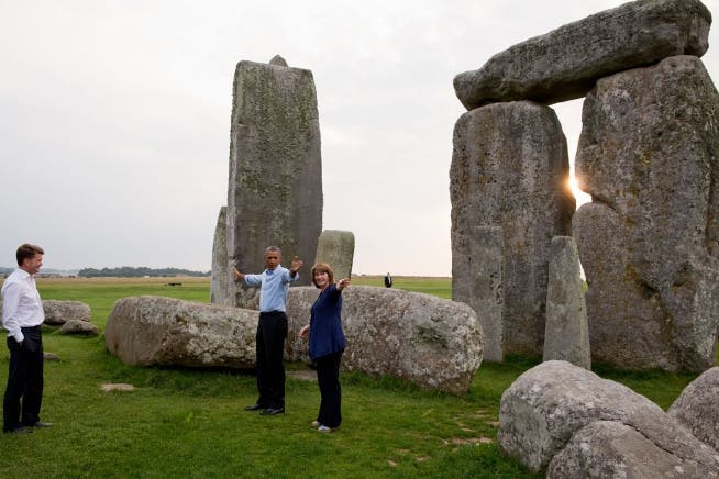 September 2014: Besuch des legendären Bauwerks "Stonehege" in England.