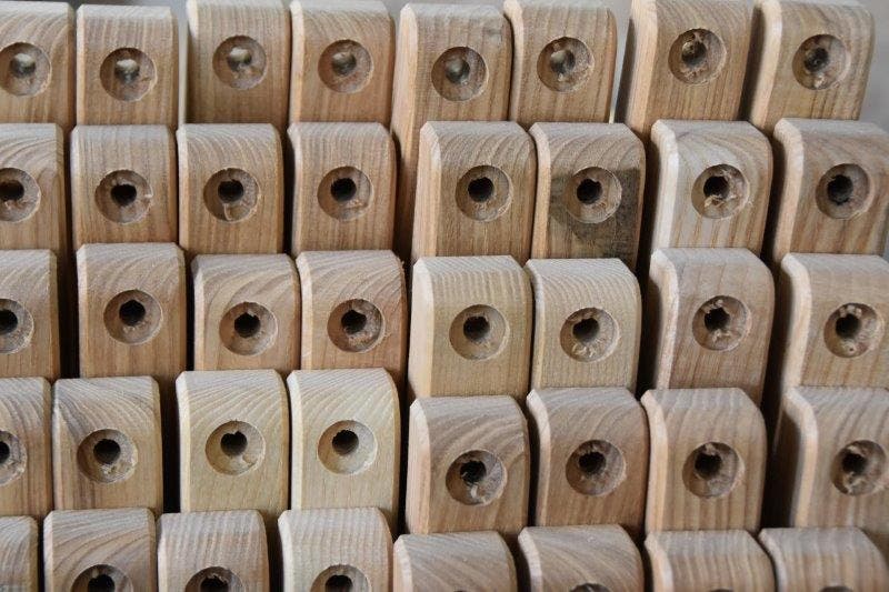 Neue Holzkufen aus Eschenholz