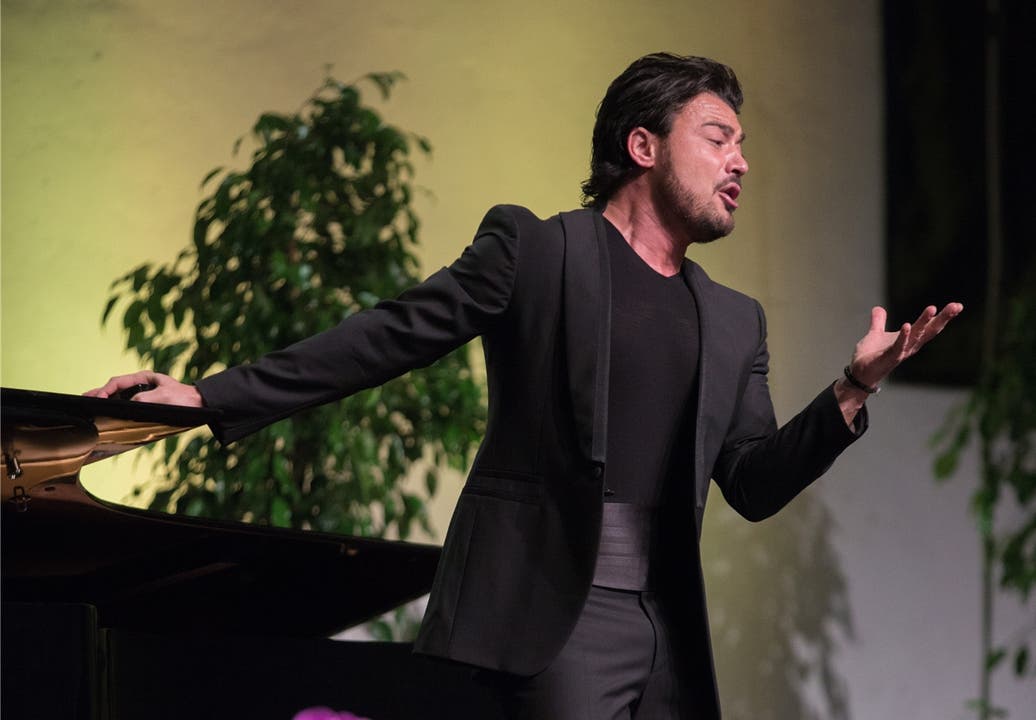 Der Tenor Vittorio Grigolo sang am Abschlussabend der Solothurn Classics 2015.