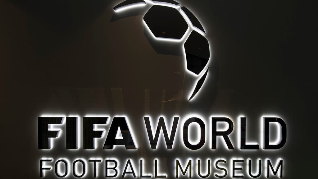 Glamourös: Das Logo vom Fifa-Museum.
