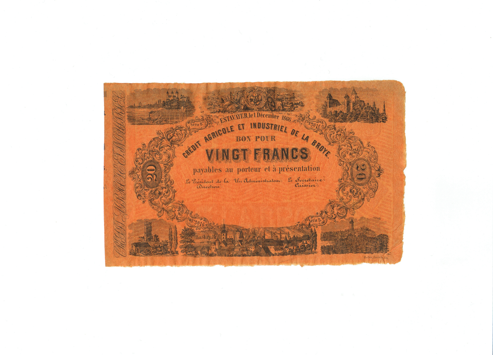 Dieser Schein von 1866 machte Paul Studer zum Banknoten-Sammler. Sie war sein erster Erwerb.