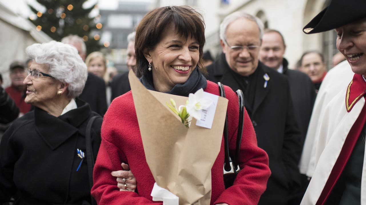 Der Aargau feiert Doris Leuthard