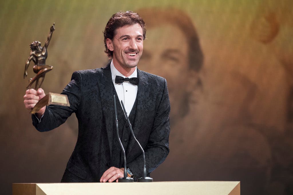 Fabian Cancellara freut sich über die Auszeichnung zum Schweizer Sportler des Jahres. Es ist die zweite Auszeichnung nach 2008.
