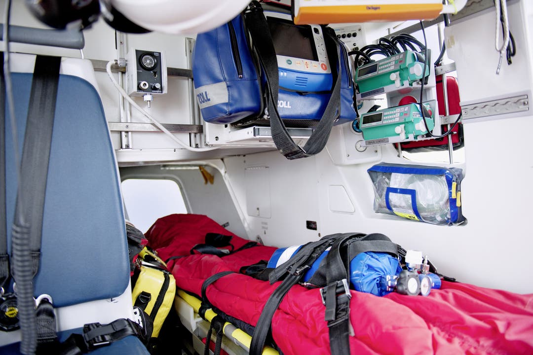 Ausrüstung der Alpine Air Ambulance.