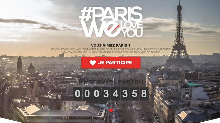 Die Reisedestination Paris leidet – der Hashtag «ParisWeLoveYou» soll das ändern