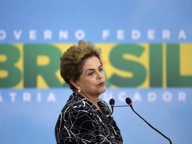 Hat nichts mehr zu lachen: Brasiliens Präsidentin Dilma Rousseff ist abgesetzt. (Archiv)