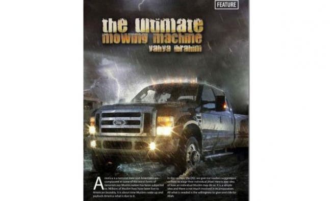2010 gab al-Kaida in einem Propagandamagazin eine Anleitung für Attentate mit Pick-up-Trucks, um sie als «ultimative Mähmaschine» zu nutzen. Foto: H0