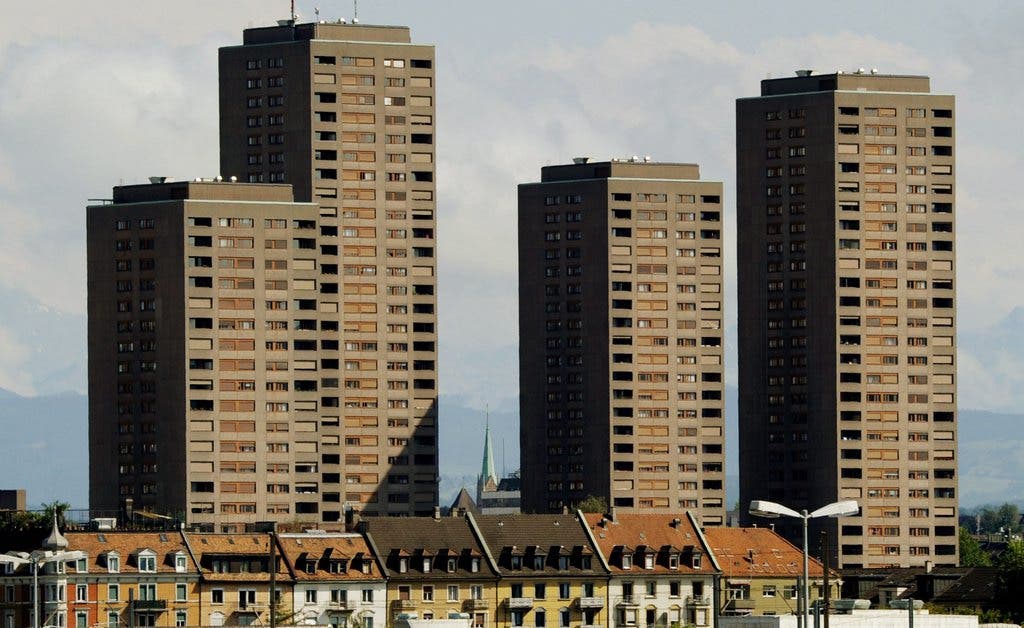Die Hardau-Hochhäuser entstanden in den 60er Jahren aus Wohnungsmangel.